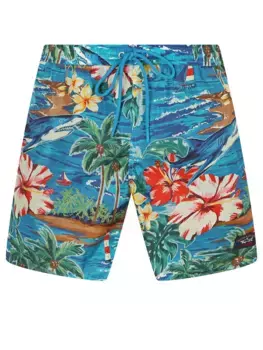 Шорты плавательные с принтом