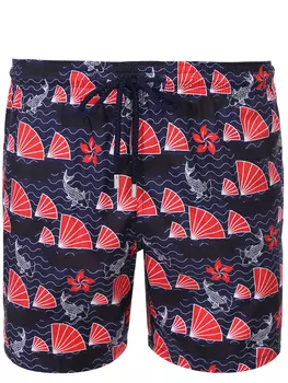 Шорты плавательные с принтом
