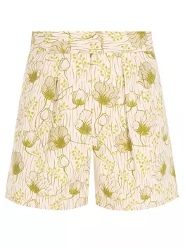 Шорты с цветочным принтом