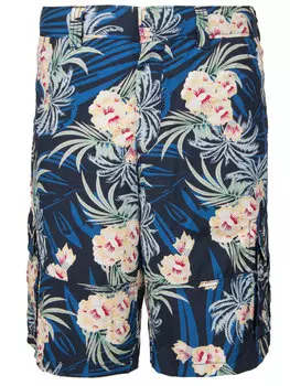 Шорты с цветочным принтом