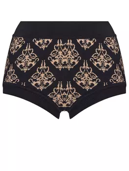 Шорты шелковые с принтом FREE AGE