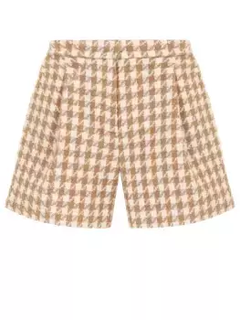 Шорты твидовые