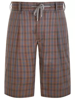 Шорты в клетку CORTIGIANI
