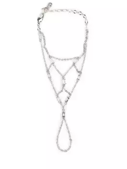 Слейв-браслет с фианитами Crystal Seine