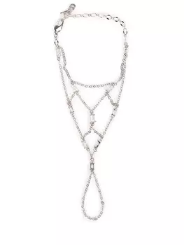 Слейв-браслет с фианитами Crystal Seine