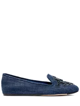 Слиперы джинсовые LE SILLA