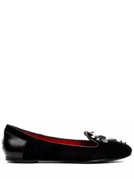 Слиперы замшевые CESARE PACIOTTI