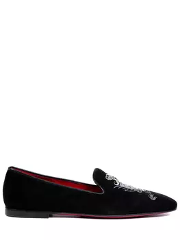 Слиперы замшевые CESARE PACIOTTI