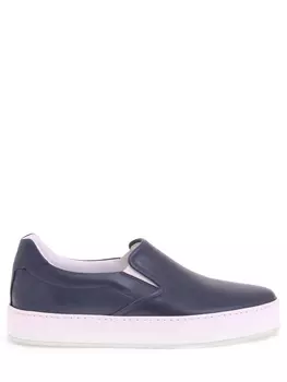 Слипоны из кожи