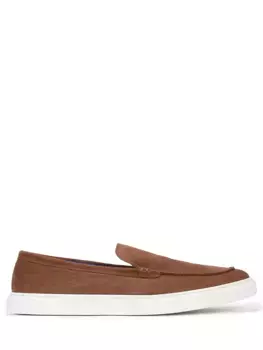 Слипоны замшевые