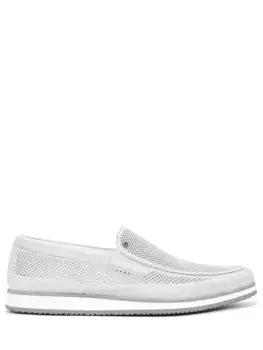 Слипоны замшевые