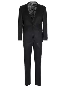 Смокинг из шерсти и шелка ETRO