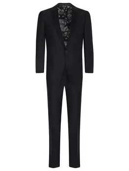 Смокинг из шерсти и шелка ETRO