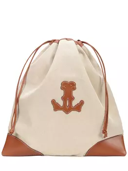 Сумка из хлопка и кожи LAH