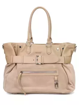 Сумка из кожи и замши City Girl YESE STUDIO