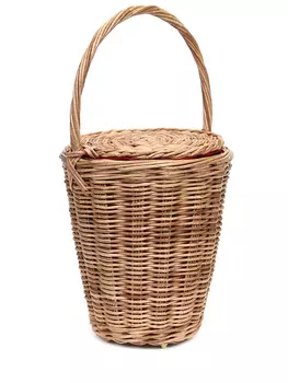 Сумка-корзина плетеная