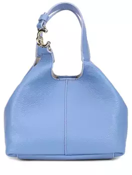 Сумка кожаная с брелоком