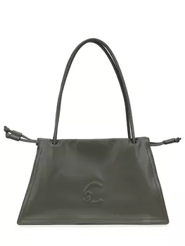 Сумка кожаная с брелоком COCCINELLE