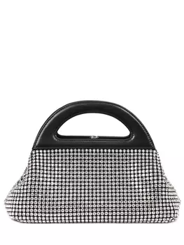 Сумка кожаная со стразами