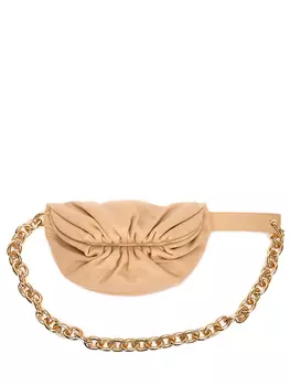 Сумка поясная кожаная