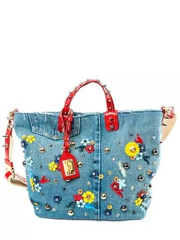 Сумка текстильная с принтом DOLCE & GABBANA