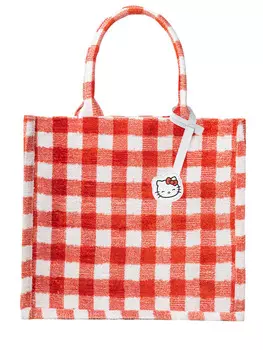 Сумка-тоут текстильная Hello Kitty Red medium TWO EAGLES