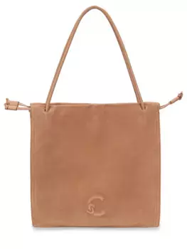 Сумка замшевая с брелоком