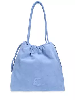 Сумка замшевая с брелоком COCCINELLE