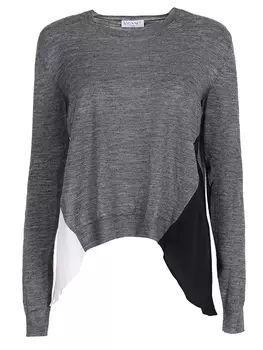Свитер асимметричного кроя