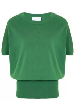 Свитер хлопковый однотонный