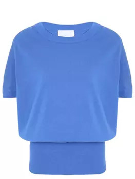 Свитер хлопковый однотонный