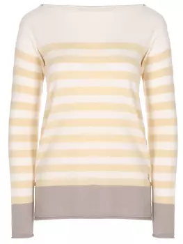 Свитер кашемировый в полоску LORO PIANA