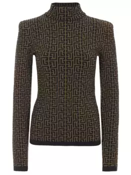 Свитер с принтом BALMAIN