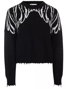 Свитер с принтом RED VALENTINO