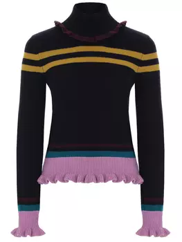 Свитер с воланами