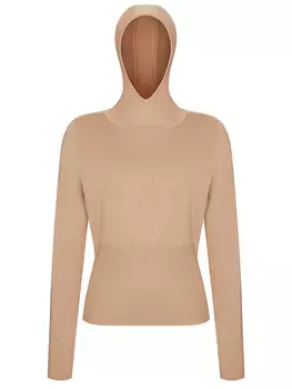 Свитер шелковый с капюшоном FREE AGE