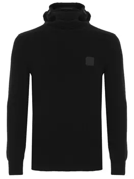 Свитер шерстяной с капюшоном