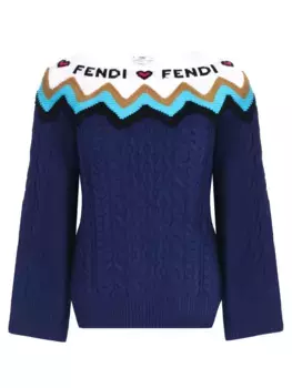 Свитер шерстяной с узором