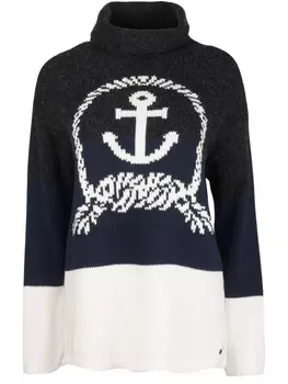 Свитер в широкую полосу