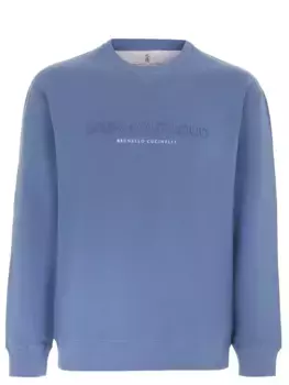 Свитшот хлопковый с принтом