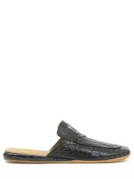 Тапочки из кожи крокодила