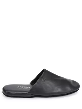 Тапочки кожаные