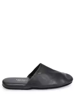 Тапочки кожаные