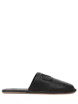 Тапочки кожаные