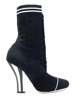 Текстильные ботильоны FENDI