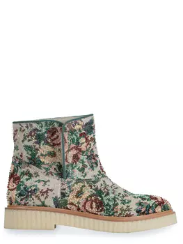 Текстильные полусапоги