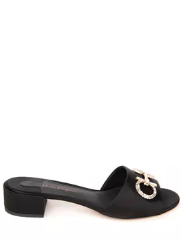 Текстильные шлепанцы с декором