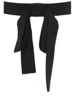 Текстильный пояс с бантом