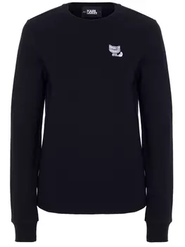 Толстовка хлопковая Choupette KARL LAGERFELD