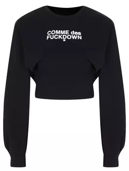 Толстовка хлопковая COMME DES FUCKDOWN